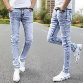 13 Style Denim Design Good Quality Skinny Distressed Men's Jeans