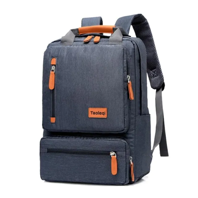 2022 Casual Business Men Waterproof 15 inch Laptop Anti-theft Travel Backpack