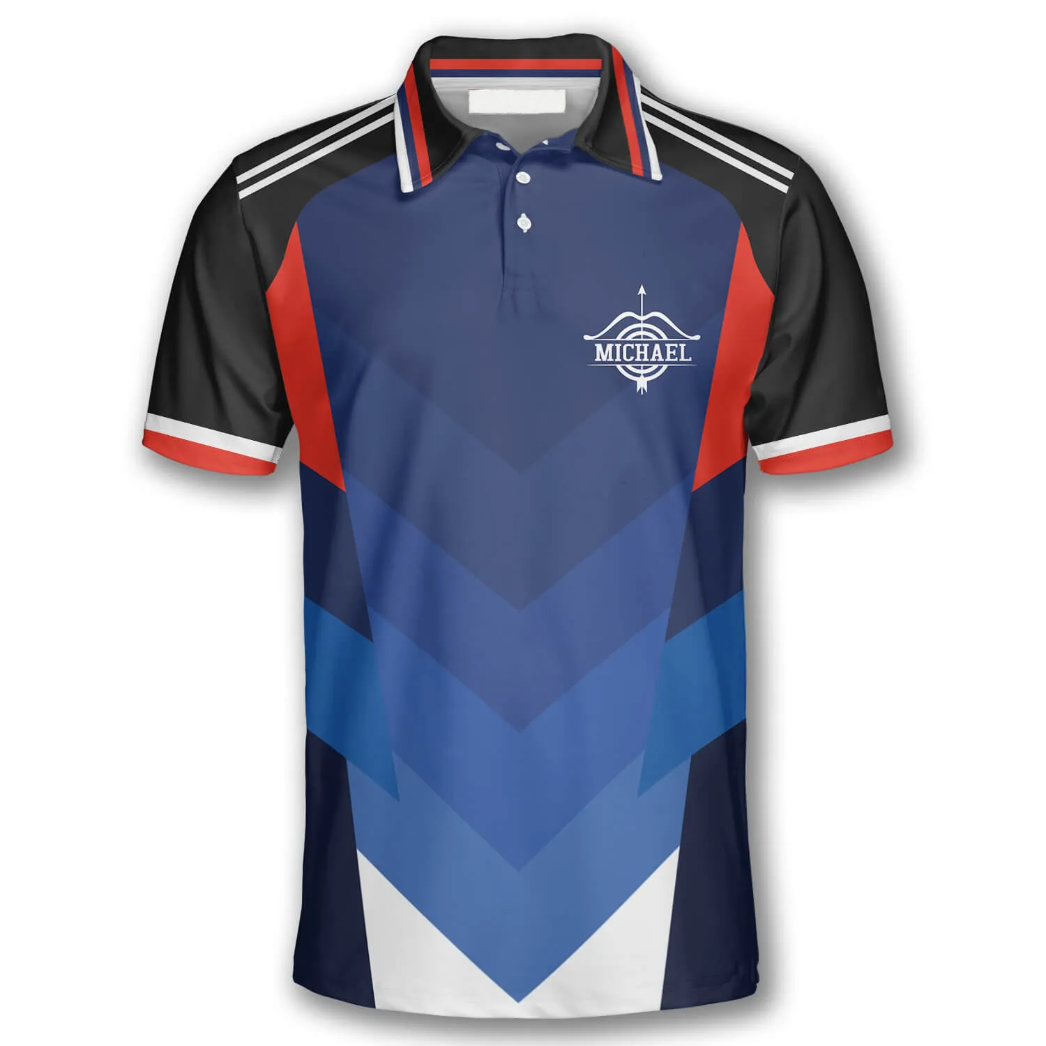 3D All Over Print Archery Superior Custom Archery Polo Shirts For Men, Idea Gift for Archery Lover