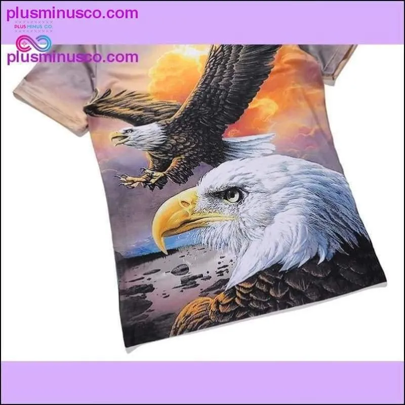 3D Eagle Casual Unisex Tee