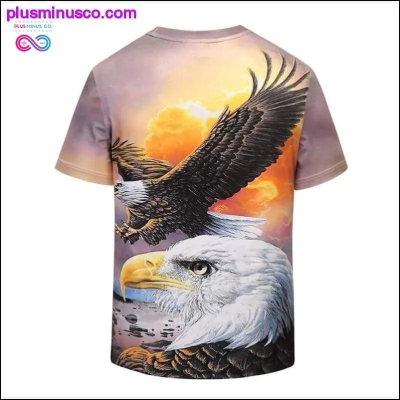 3D Eagle Casual Unisex Tee