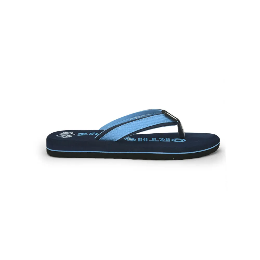 A-HA Casual Blue Flip Flop For Women ORTHO-3 By Liberty