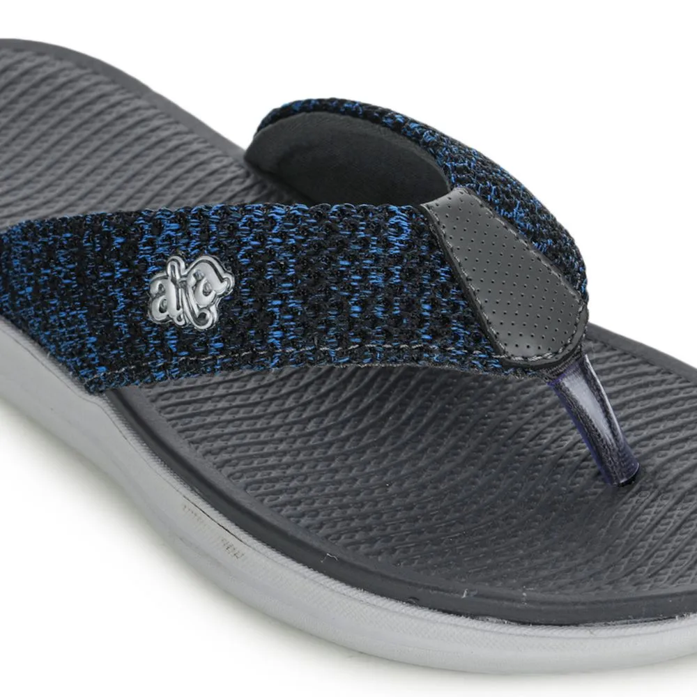 A-HA Casual Sea Blue Flip Flop For Women KIARA-1 By Liberty