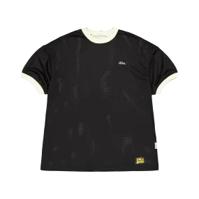 Abc. 123 Mesh Ringer T-shirt Black