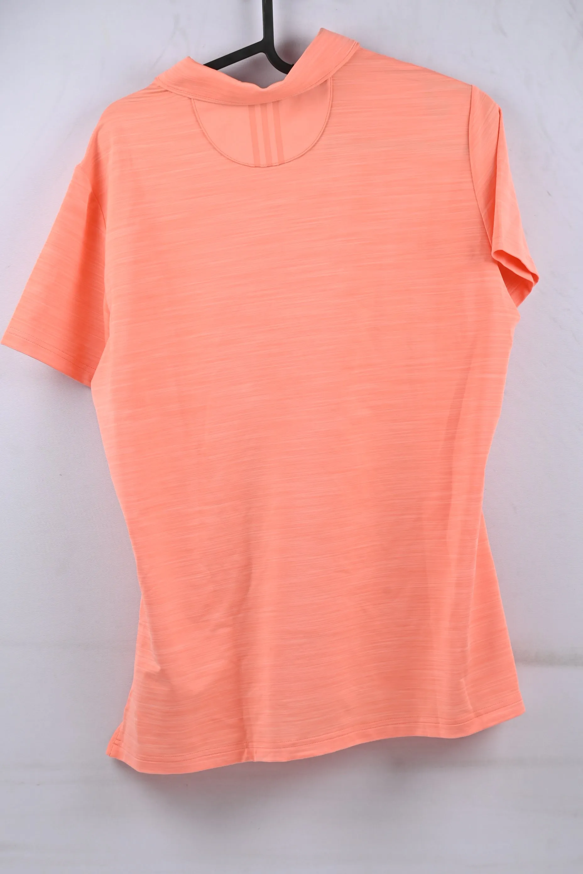 Adidas Ladies Ultimate 365 Polo Shirt / Chalk Coral Heather / Large