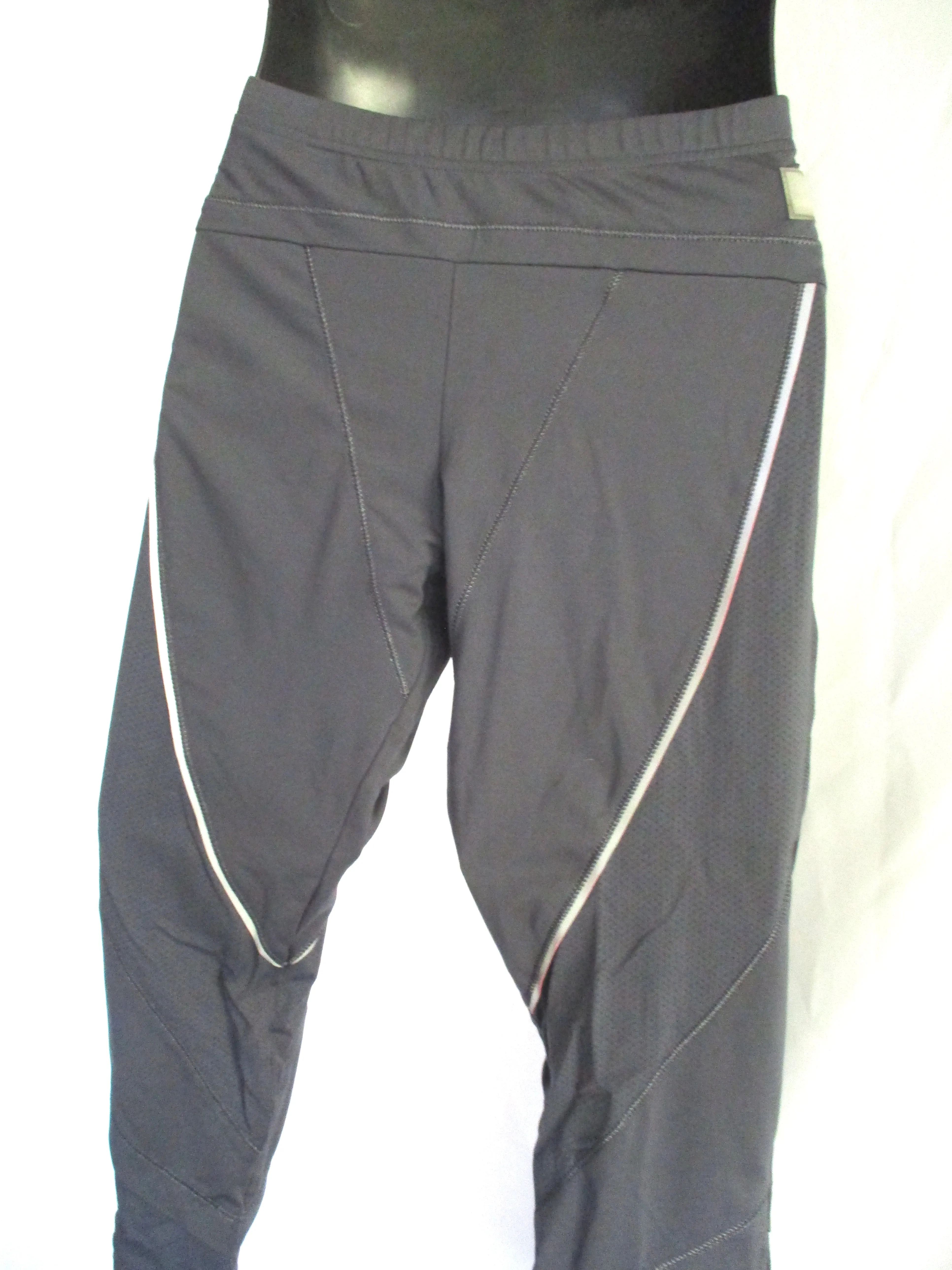 ADIDAS STELLA MCCARTNEY 3/4 RUN TIGHT Legging 42 GREY GRAY Pant Capri