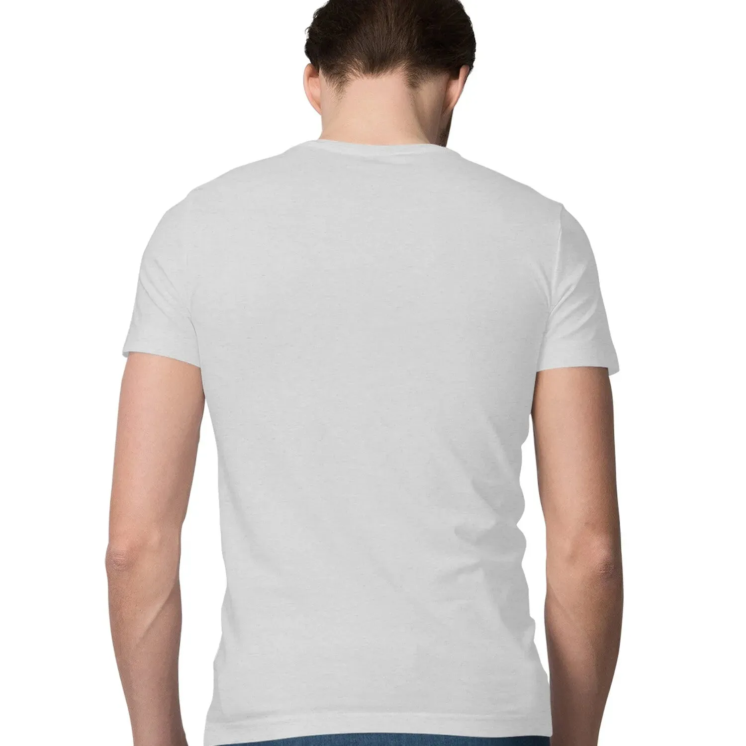 Airplane Mode Round Neck Half Sleeves T-shirt for Men