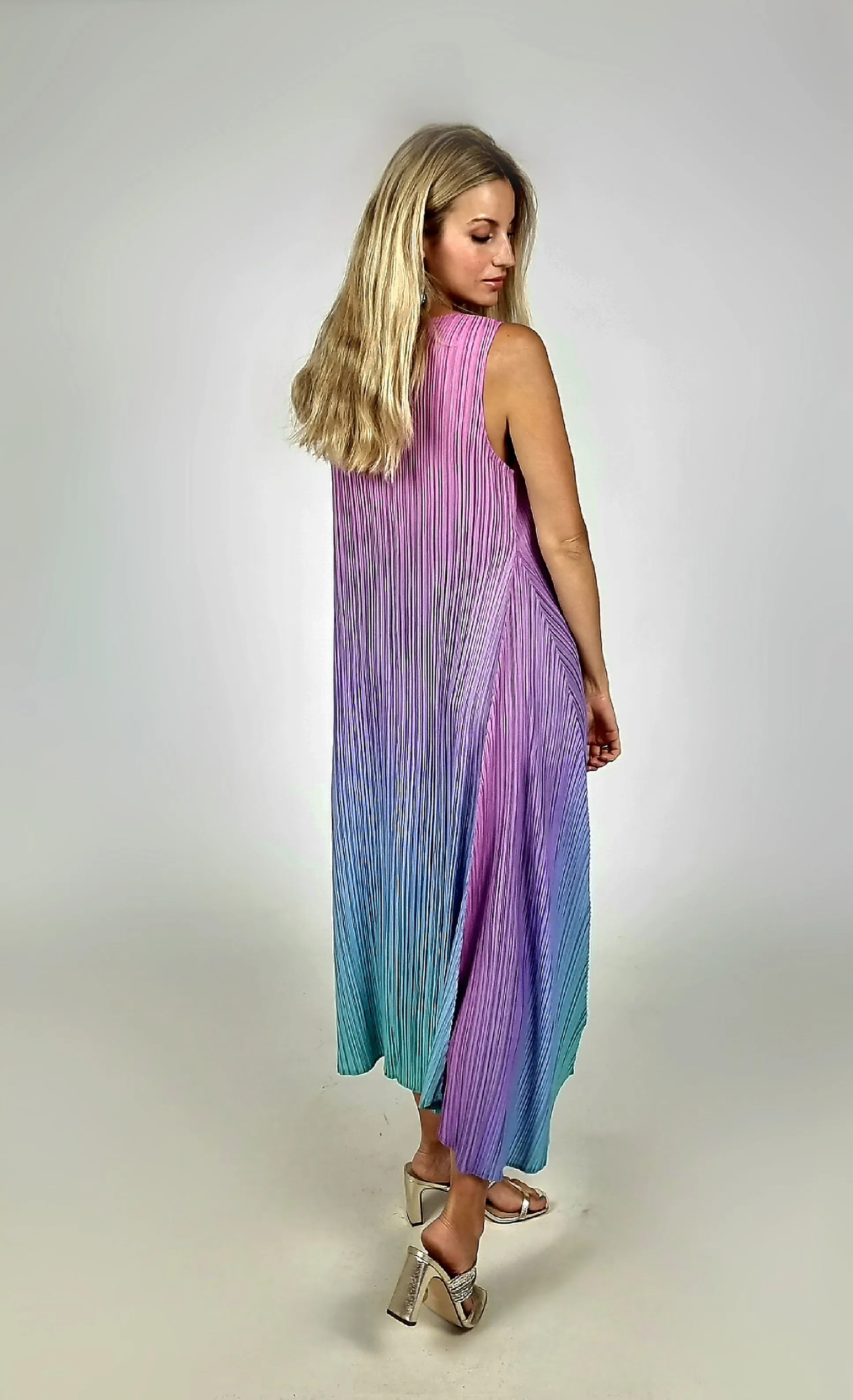 Alquema Northern Light Long Estrella Dress And Collare Coat