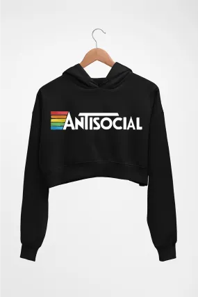 AntiSocial Crop HOODIE FOR WOMEN