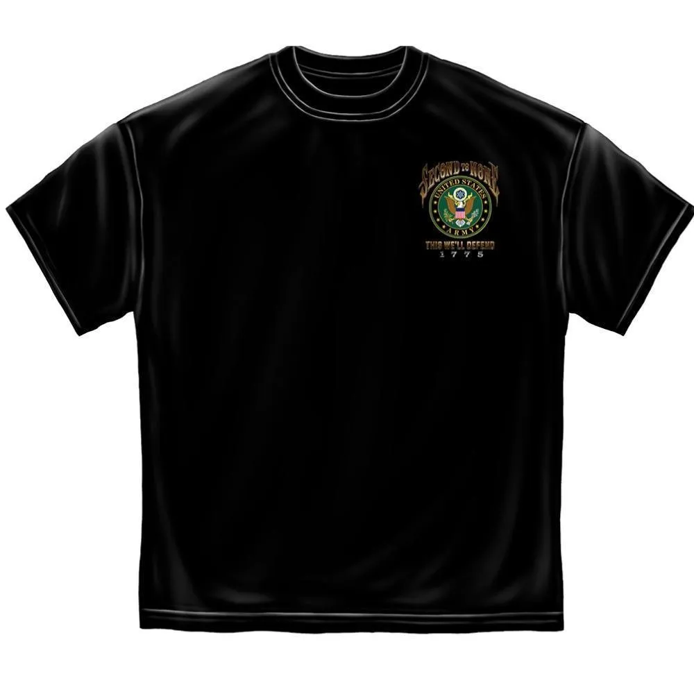 Army Second To None T-Shirt with Army Insignia