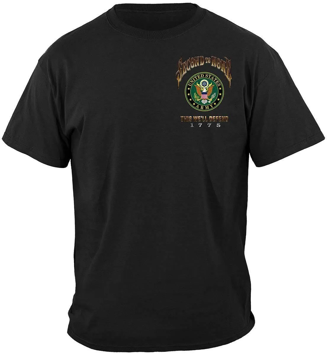 Army Second To None T-Shirt with Army Insignia