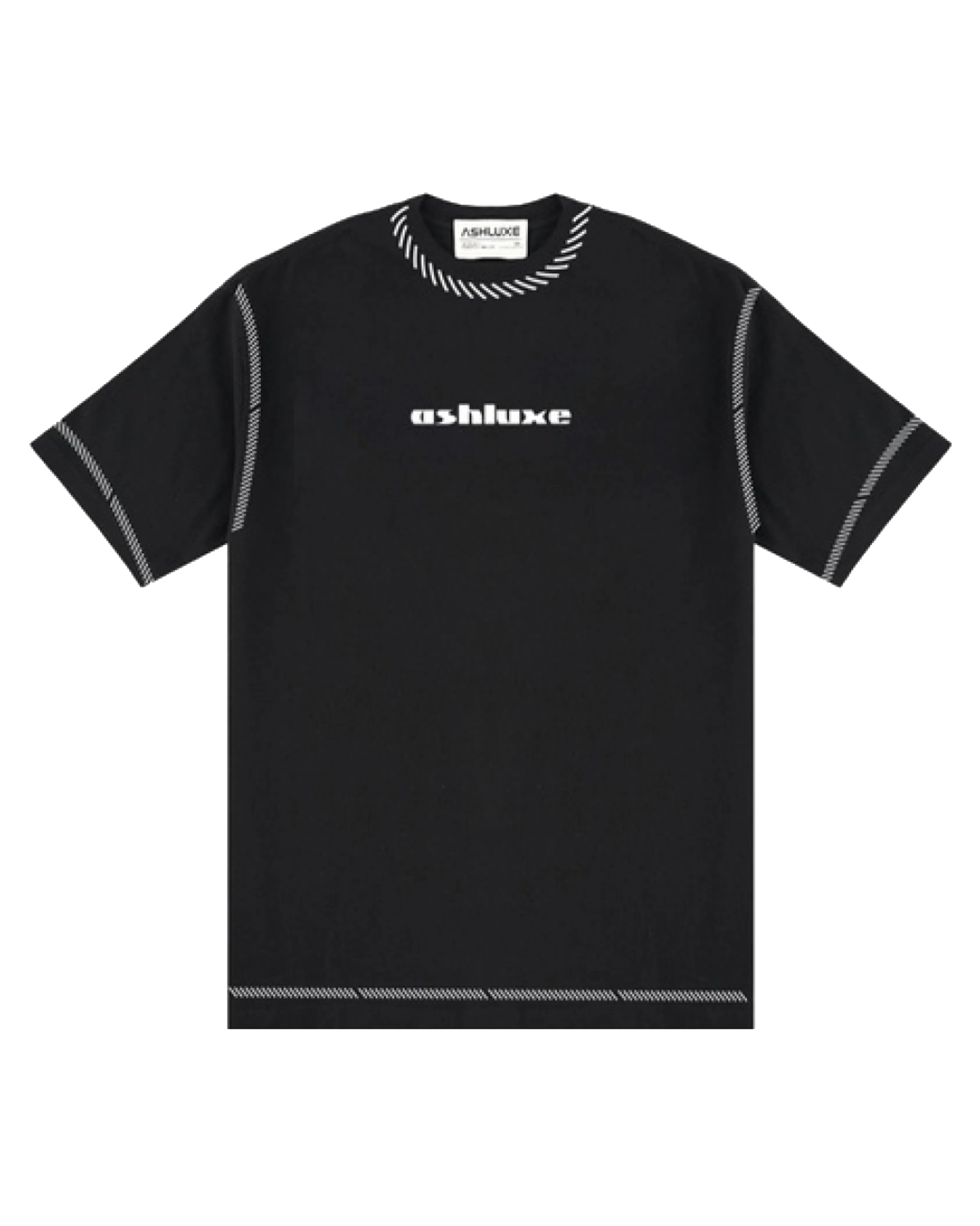 Ashluxe Threaded T-shirt - Black