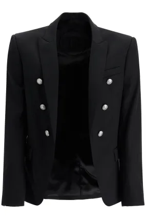 BALMAIN six-button wool jacket