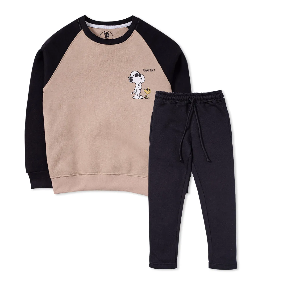 Black & Cofee Snoopy Track Suit