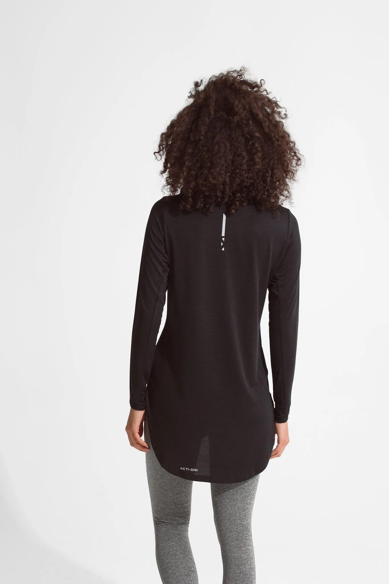 Black Basic Women Long Sleeve