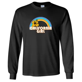 California Girl Rainbow Hibiscus Long Sleeve Shirt