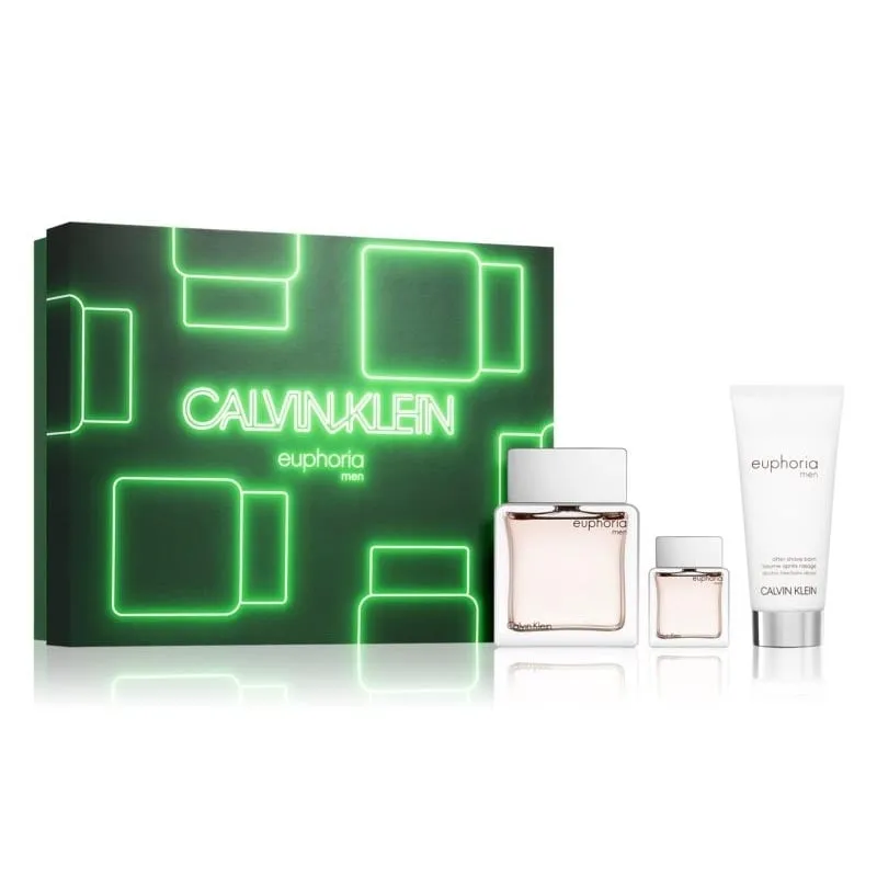 Calvin Klein Euphoria Men EDT 100Ml EDT 50ML AFS Balm 100Ml