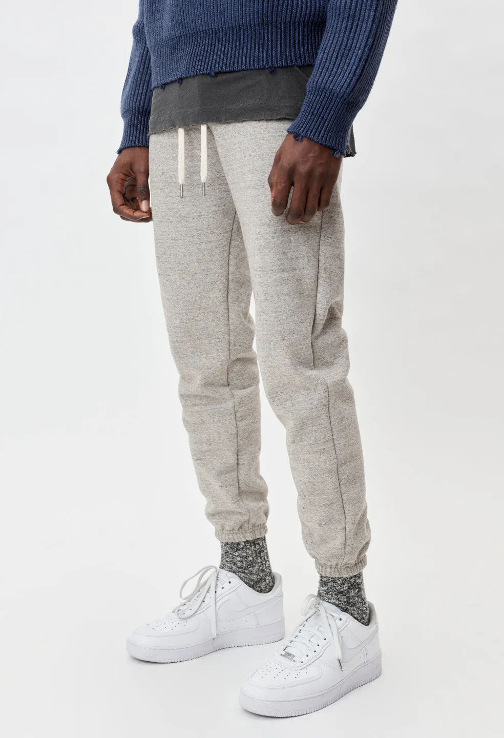 Cashmere Fleece LA Sweatpants / Heather Oatmeal