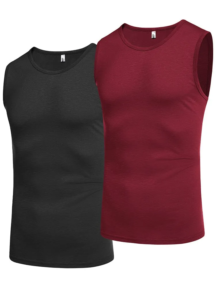 Casual Soft 2-Pack Gym Tank Top (US Only)