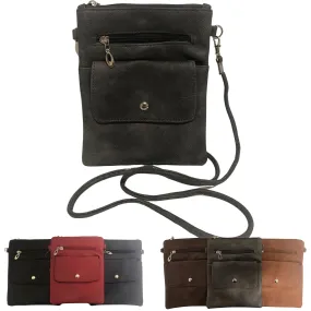 CLEARANCE WOMEN'S CROSSBODY BAG (CASE OF 48 - $1.75 / PIECE)  Wholesale Crossbody in Assorted Colors SKU: 7305-DK-48