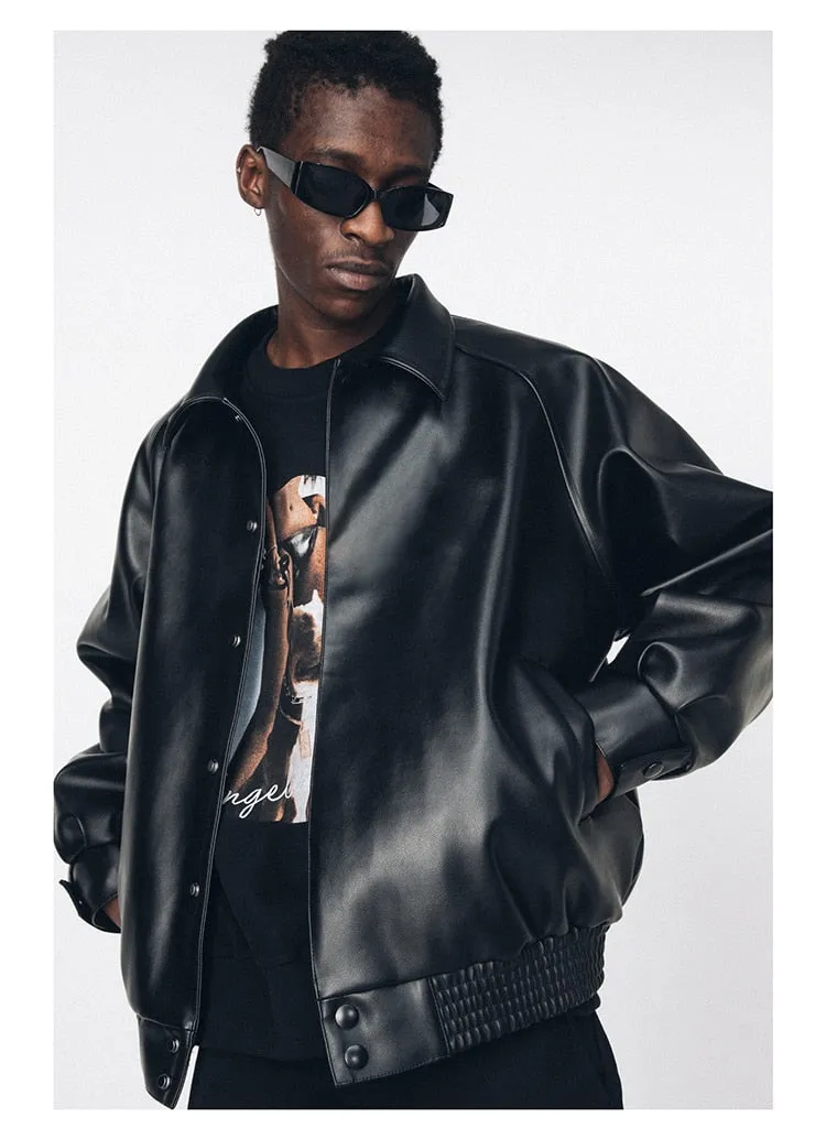 Cribs Faux Leather Jacket