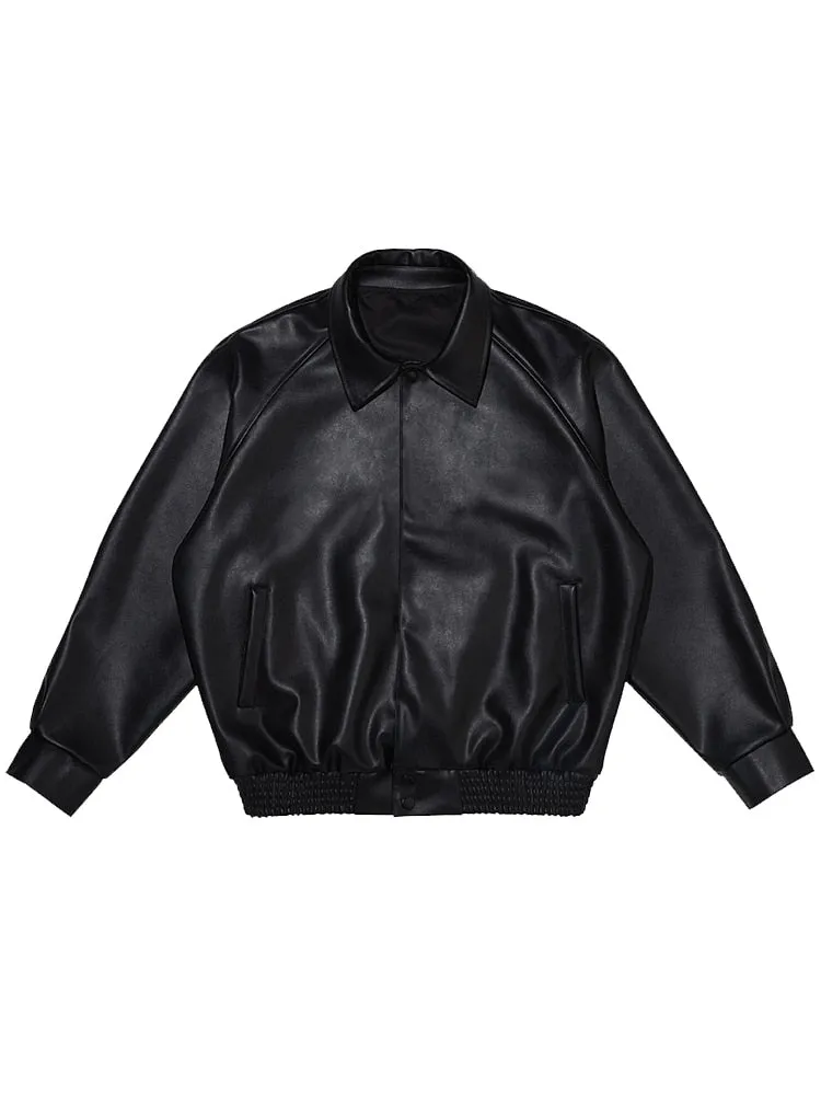 Cribs Faux Leather Jacket