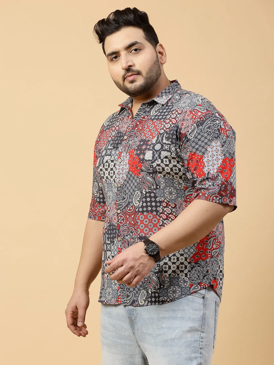 Dazzle In Paisley Print Shirts