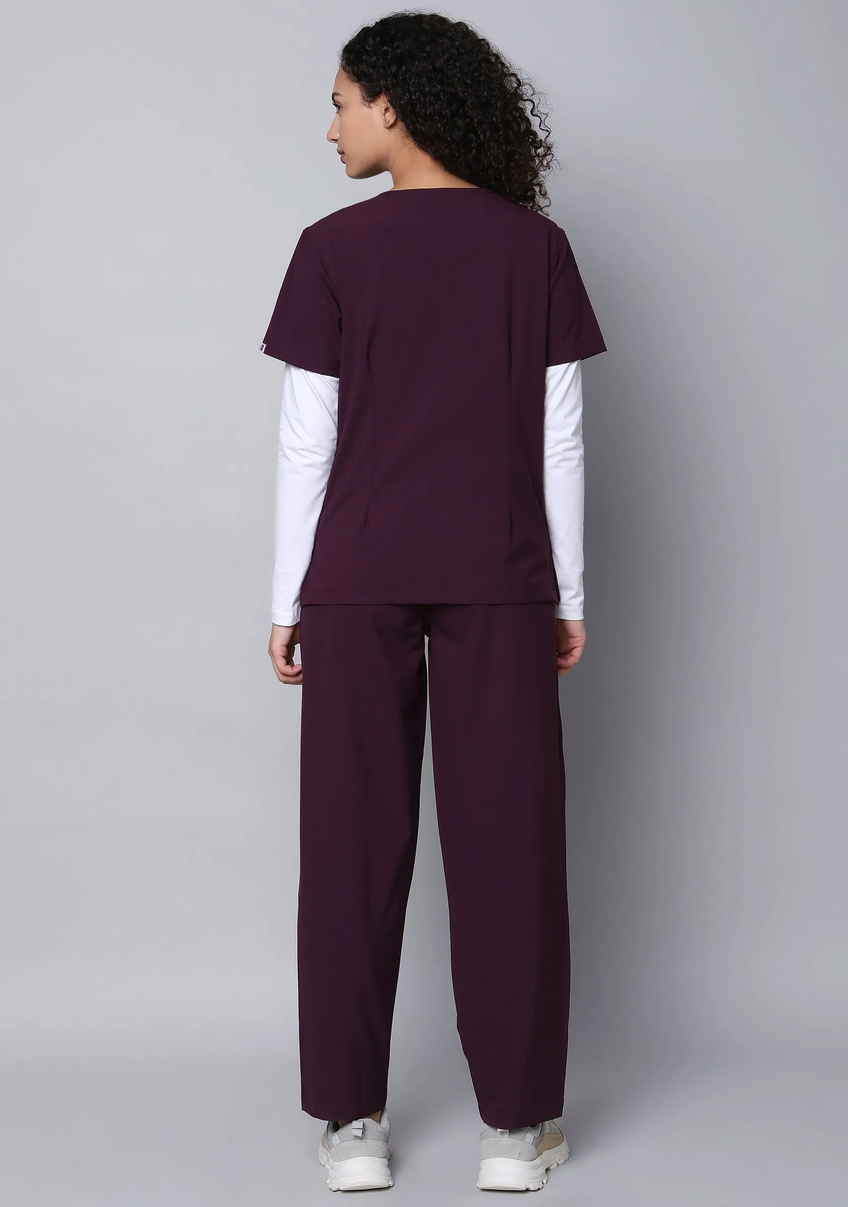 Ecoflex Women's 5 Pocket (Wine) Scrub