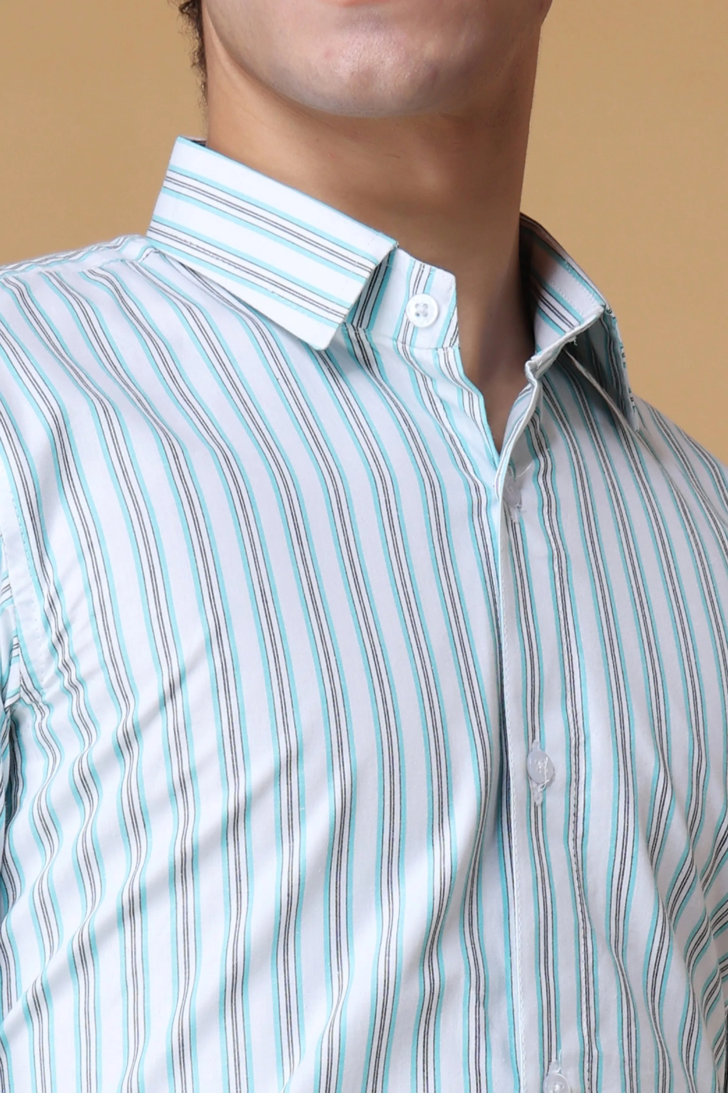 Eternal Sky Striped Shirt