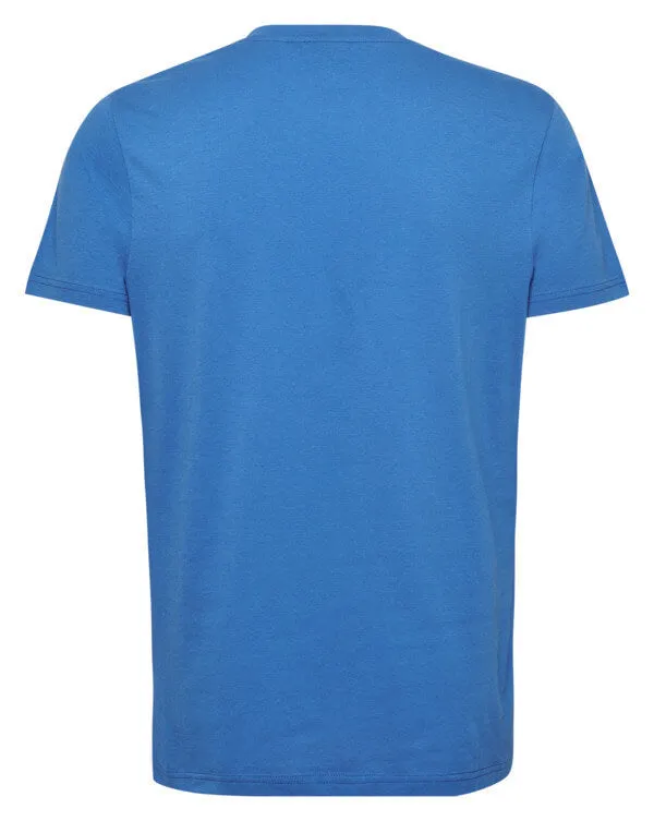 Ethan Men Cotton Light Blue T-Shirt