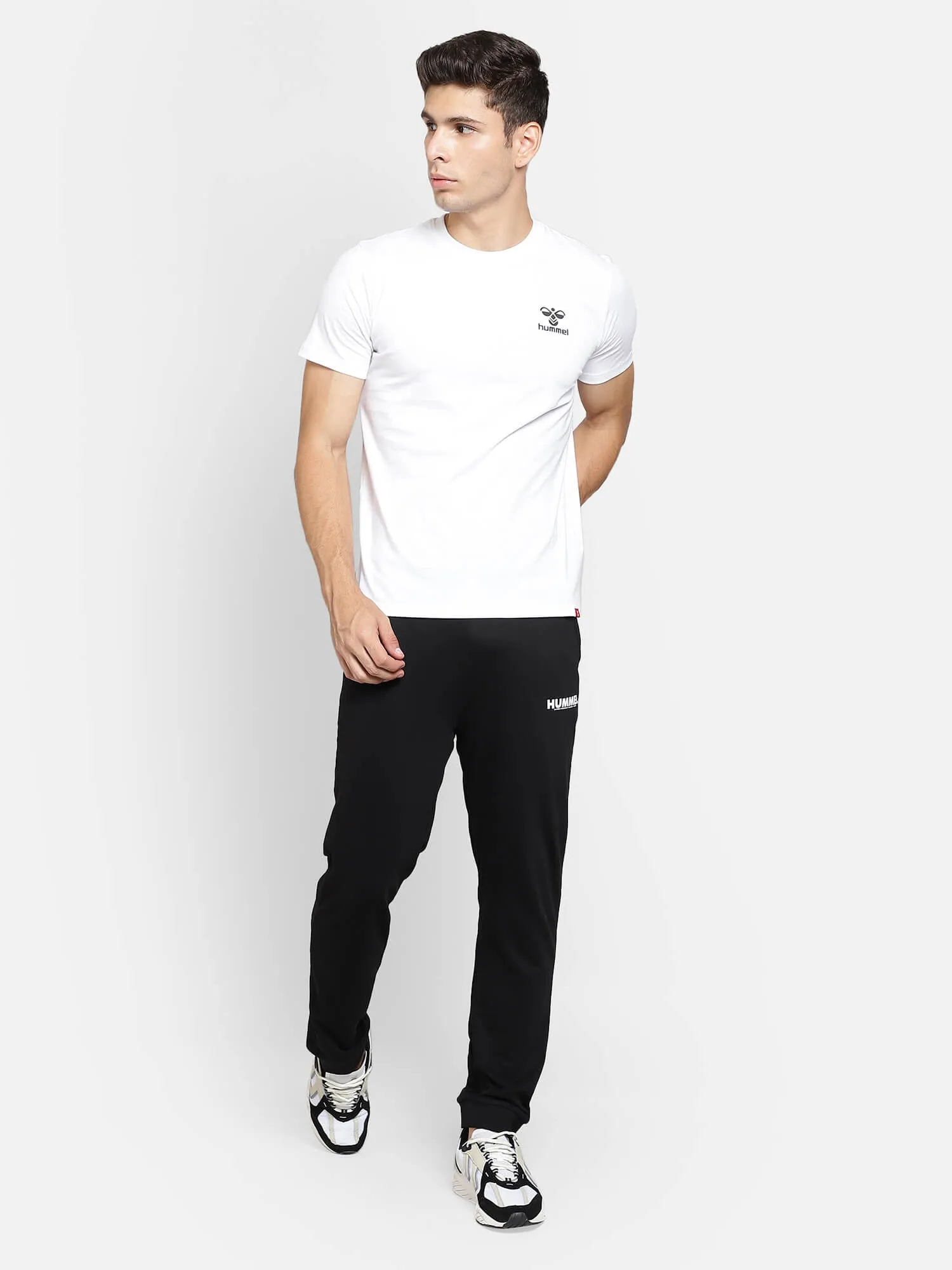 Evel Men Cotton White T-Shirt