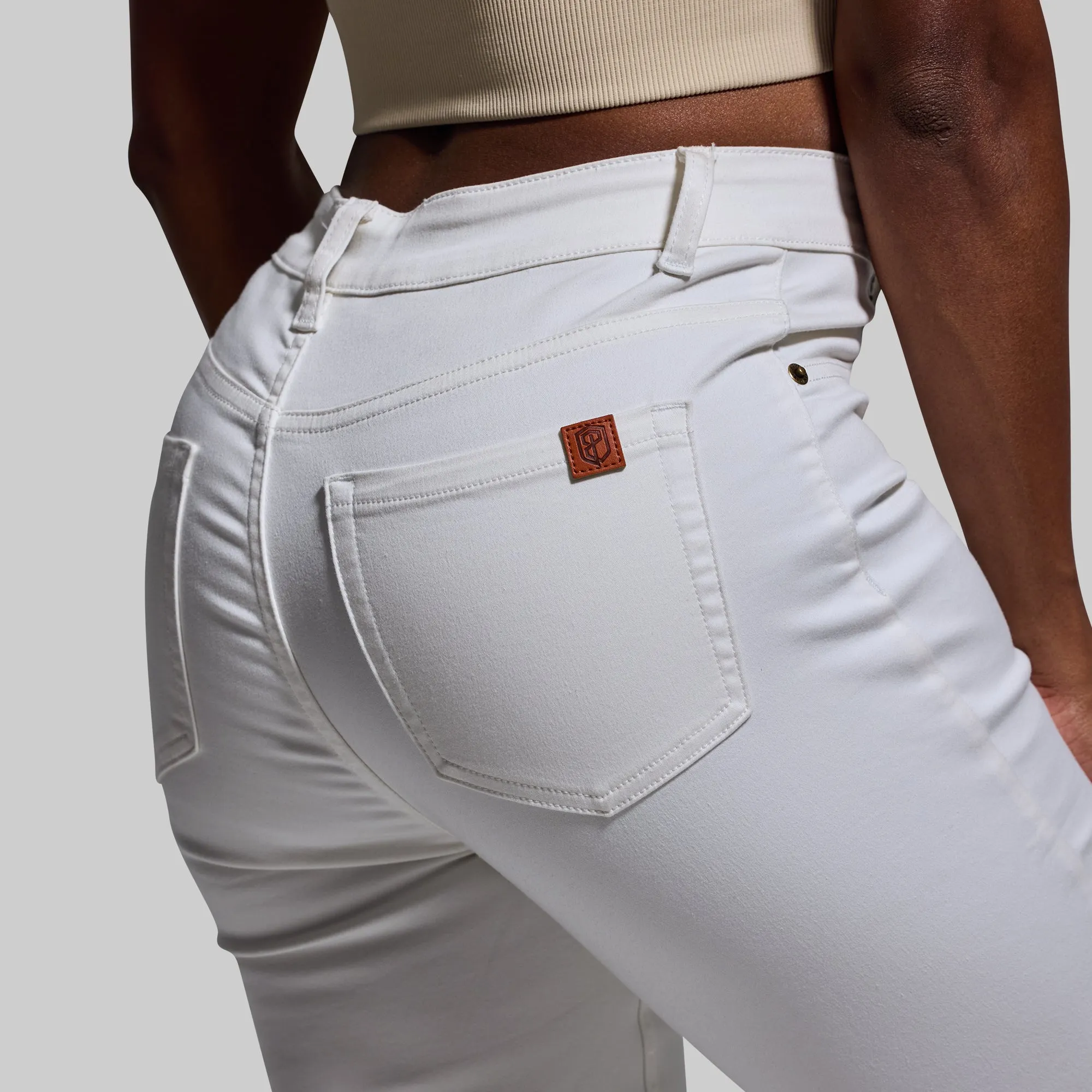 FLEX Stretchy High-Rise Skinny Jean (White)