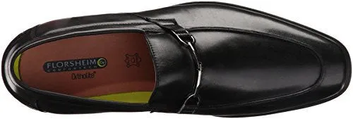 FLORSHEIM MEN'S HOLTYN BIT SLIP-ON LOAFER, BLACK, 8.5 3E US