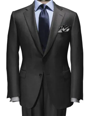 Foesce -Dark Grey Nailhead Suit Jacket Custom Made Suits For Men Dark Gray Birdeye Tailor Made Men Suits Business Suits Slim Fit