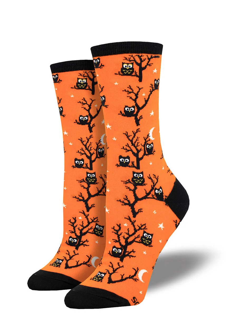 Halloween Owls Women's Socks