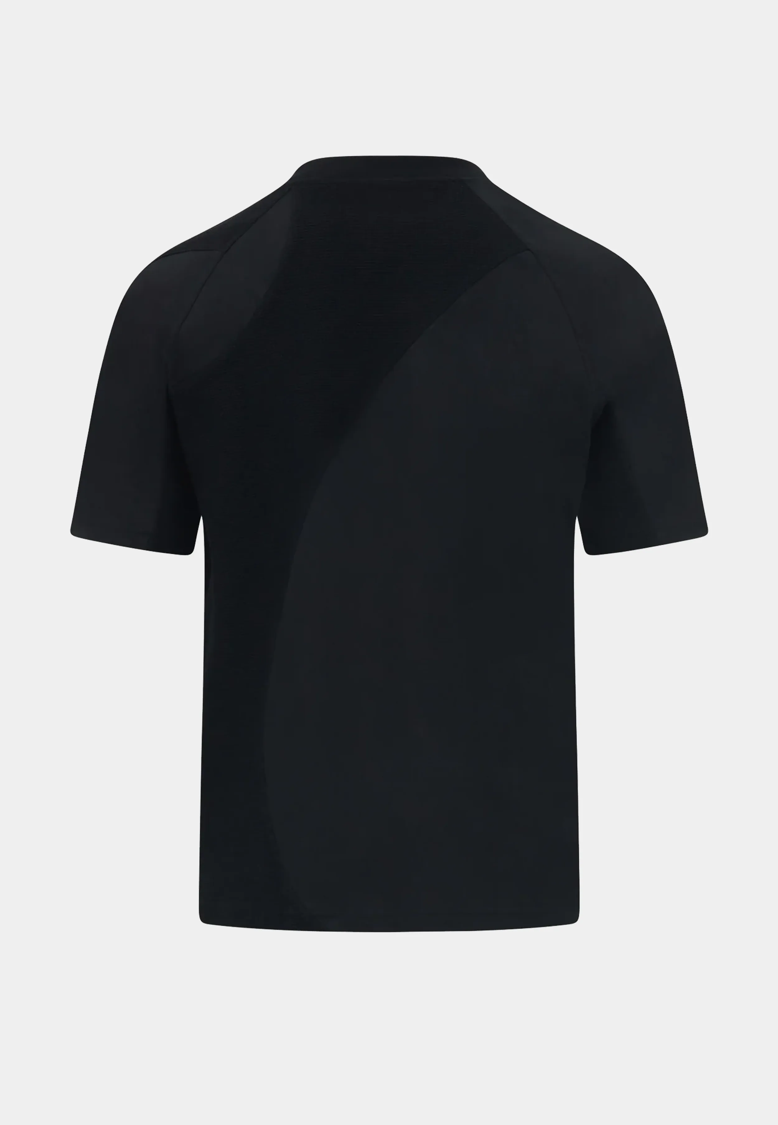 Heliot Emil Contrast Fabric Tshirt Black