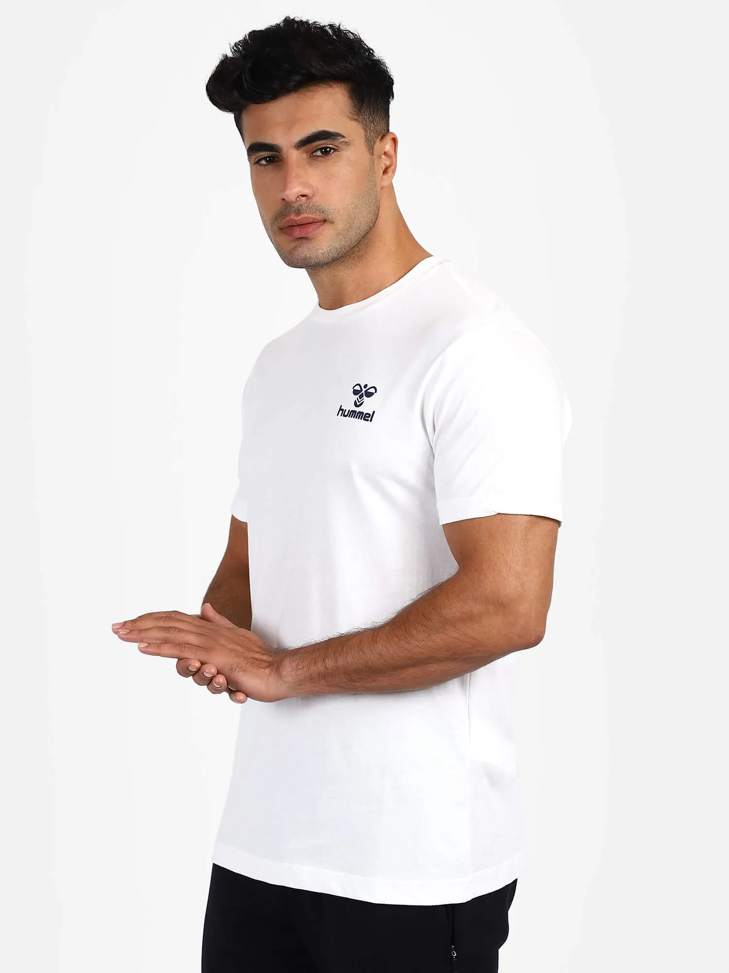 Kevins Men Cotton White T-Shirt