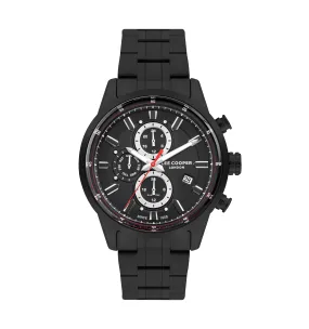 Lee Cooper LC07836.650 Men's Super Metal Black Multifunction Watch