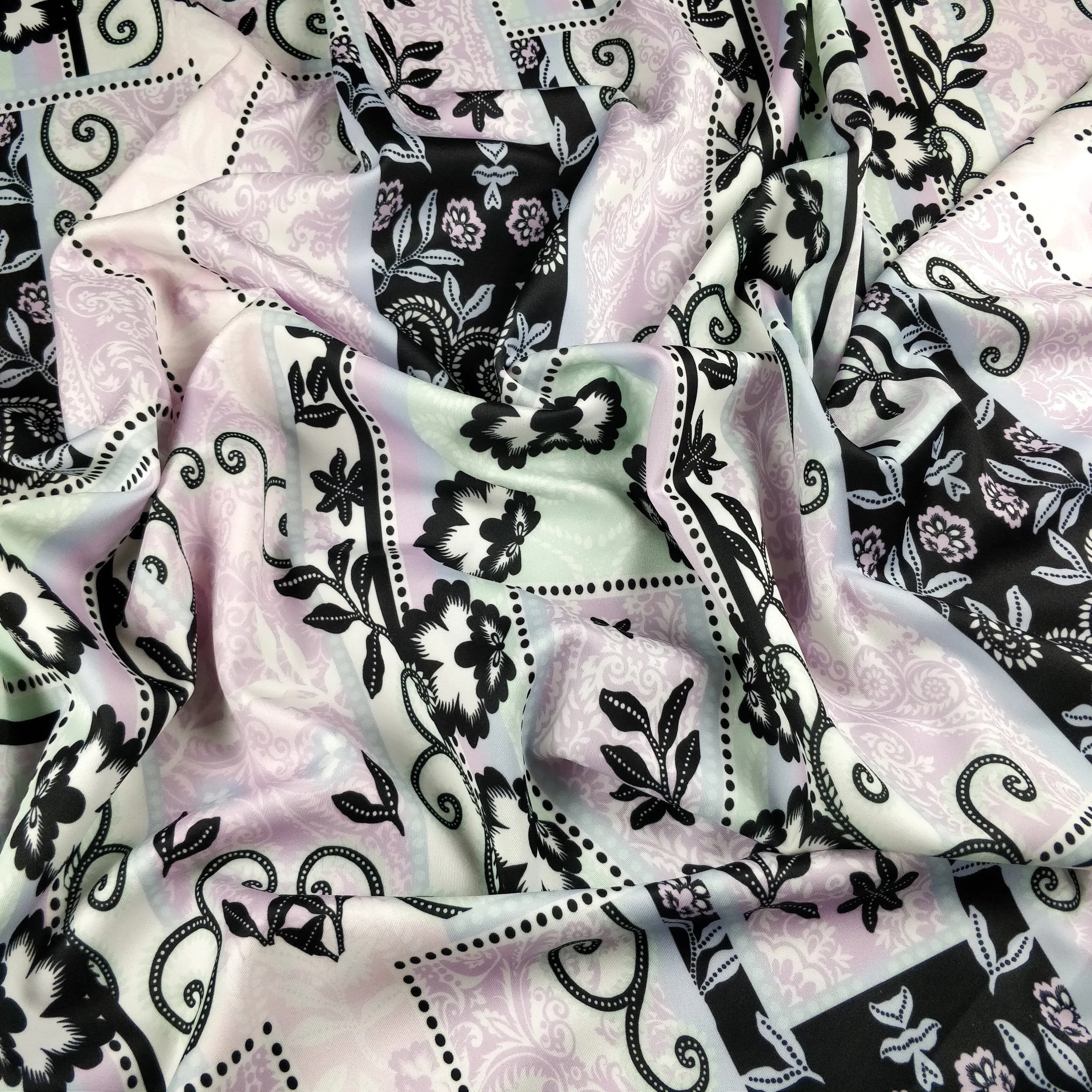 Lilac Paisley Print