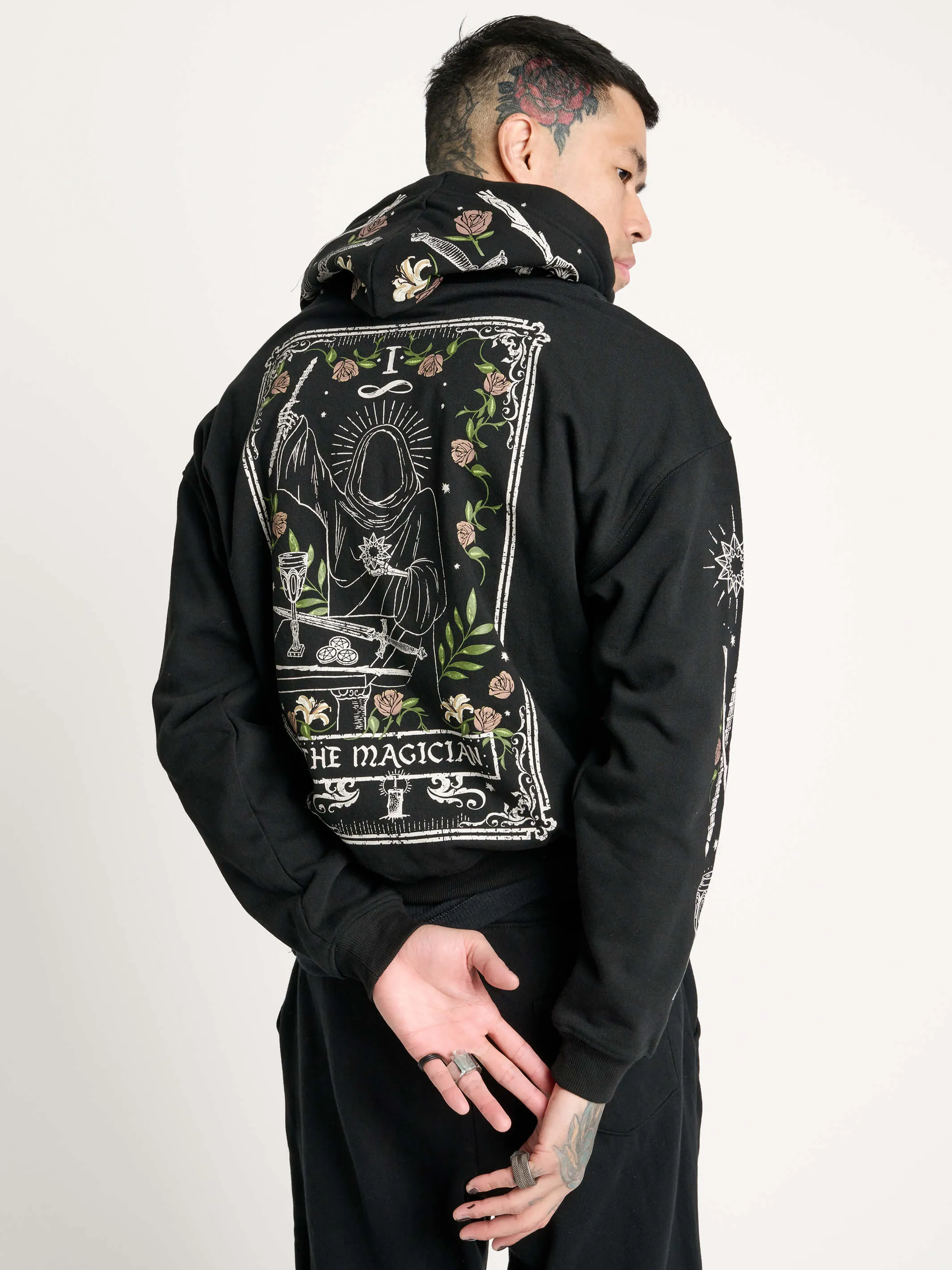 Magician Tarot Zip Up Hoodie