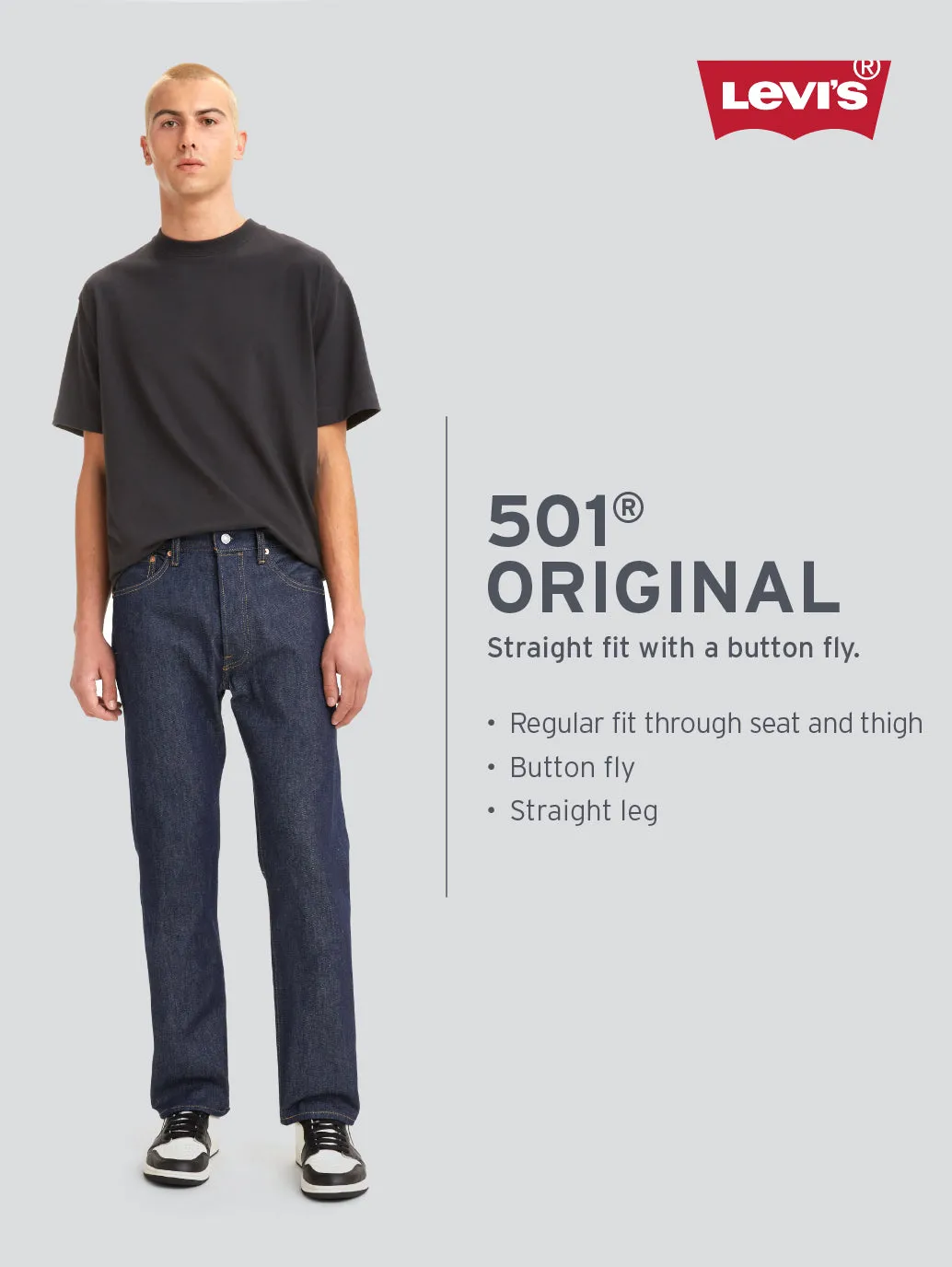 Men's 501 Regular Fit Jeans