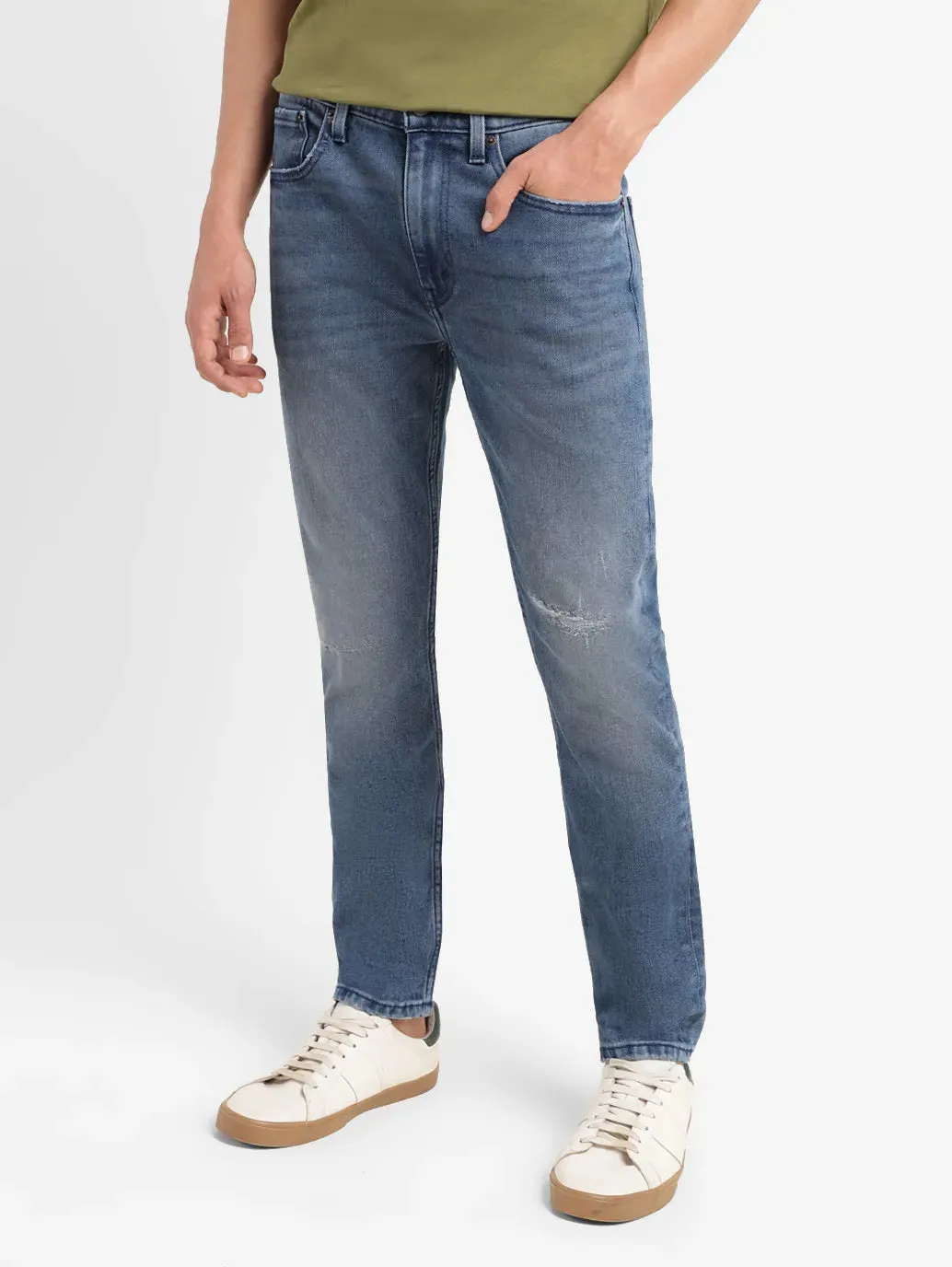 Men's 512 Mid Indigo Slim Tapered Fit Jeans