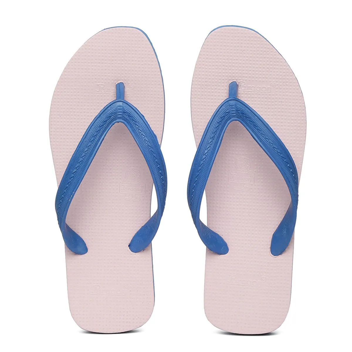 Men's Blue Rubber Based Flip-Flops