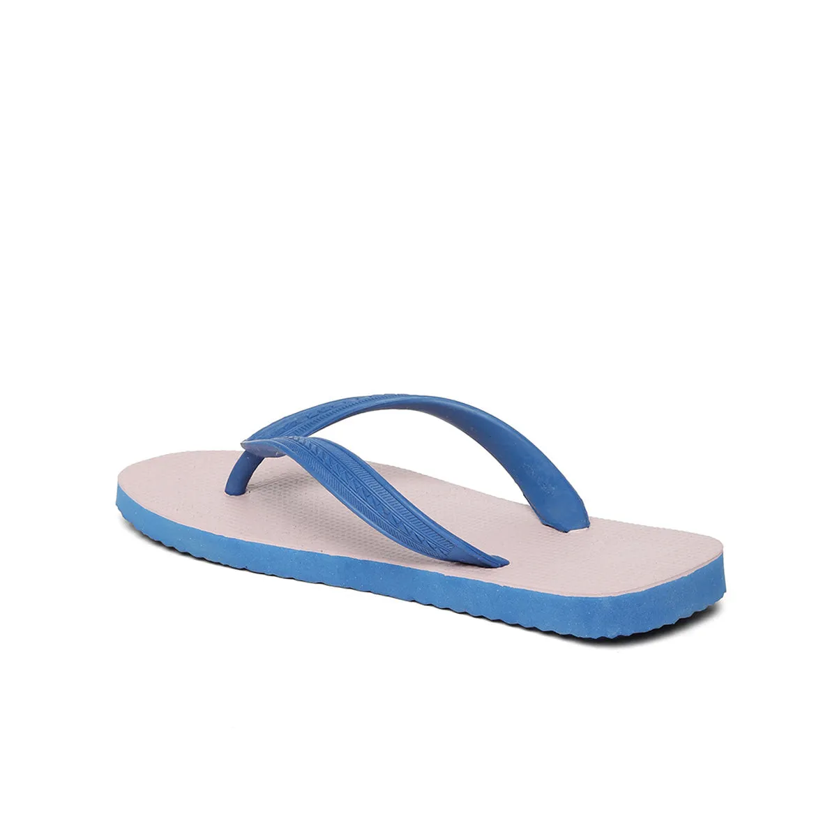 Men's Blue Rubber Based Flip-Flops