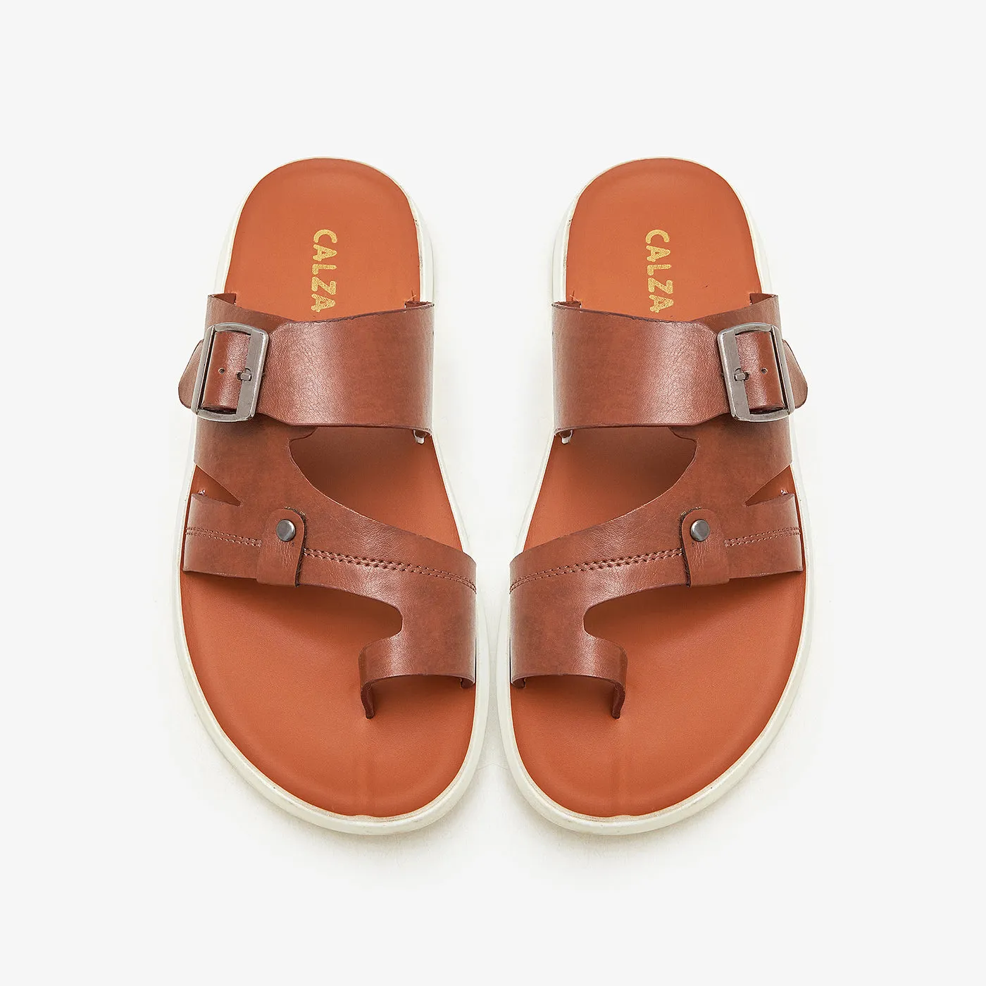 Men's Side Buckled Chappals