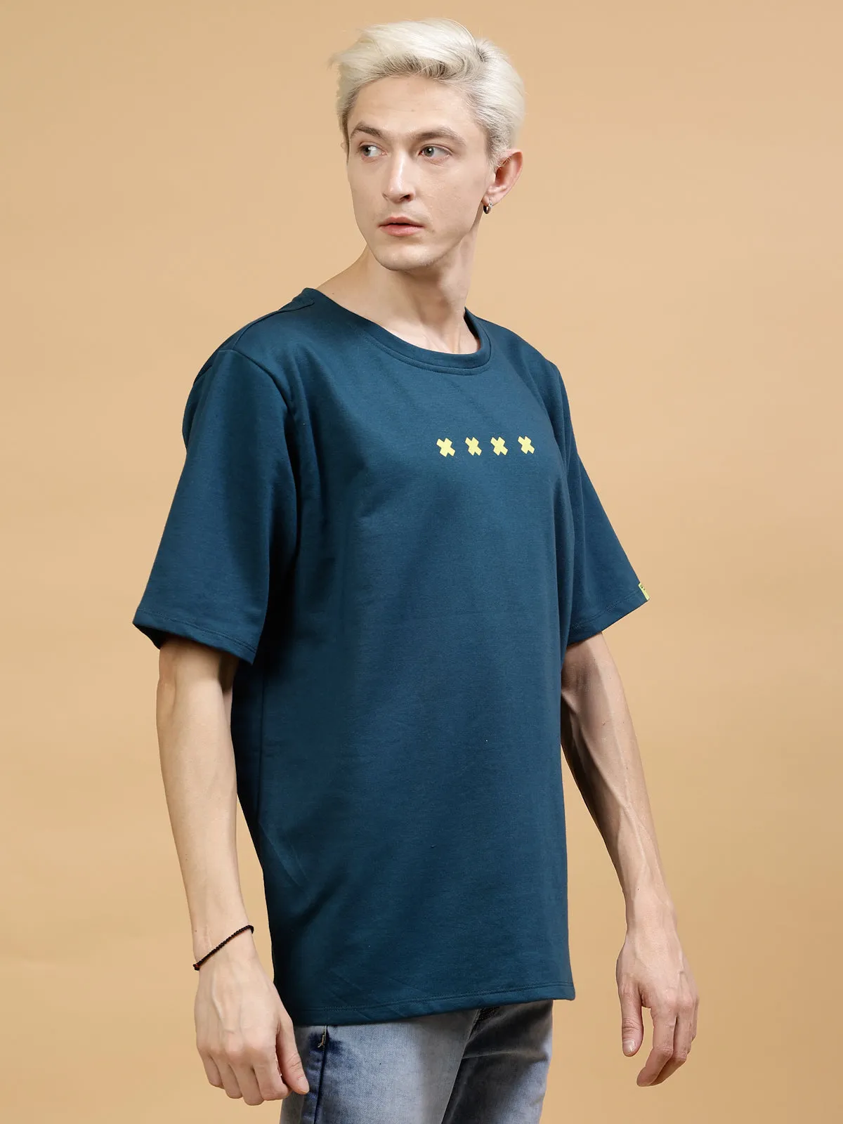 Men's Streetwear Typography Oversized Tee