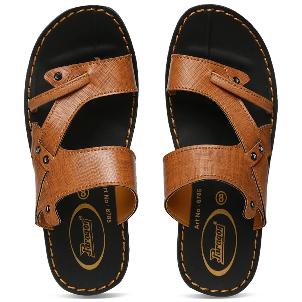 Men's Tan Vertex Flip-Flops