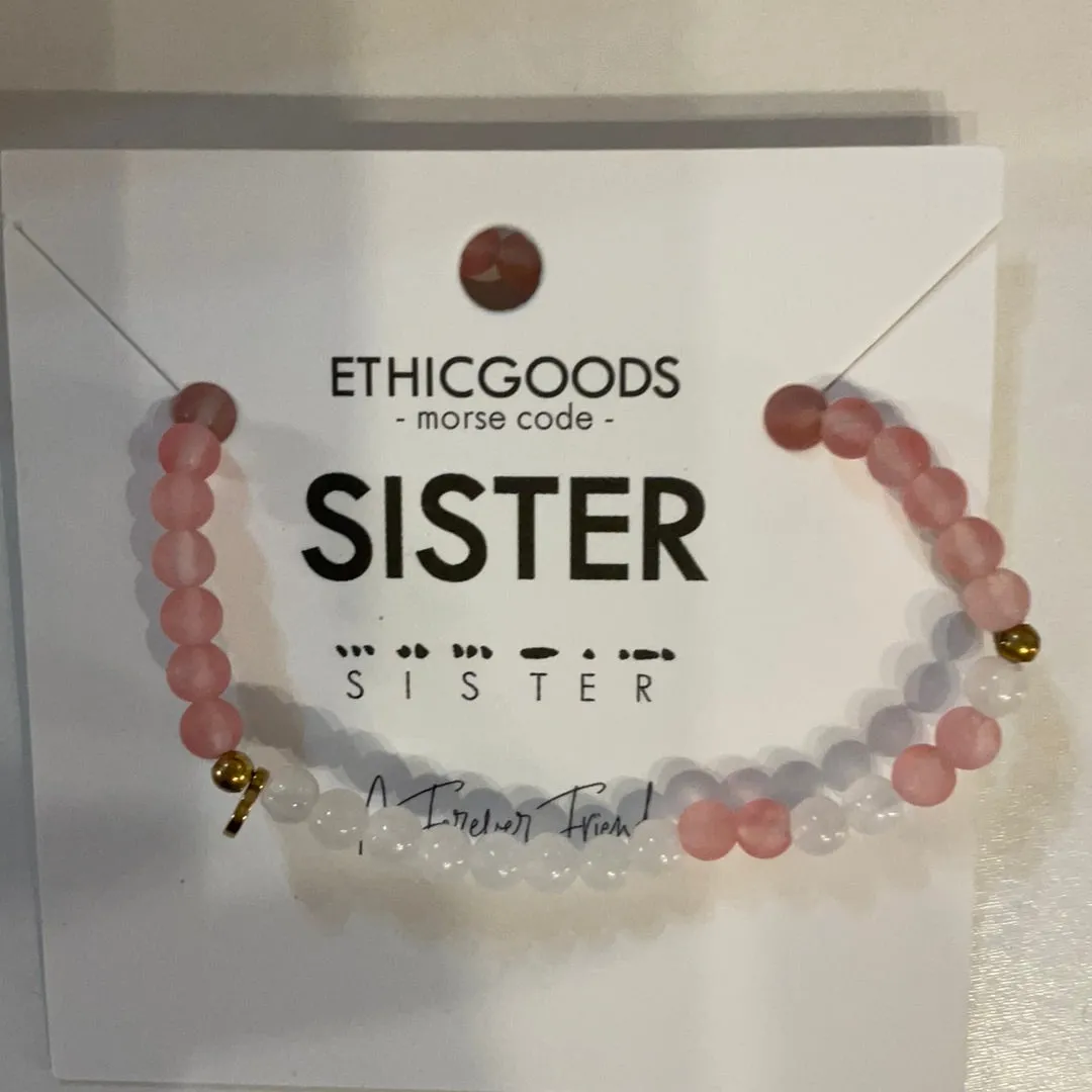 Morse Code Bracelet - SISTER