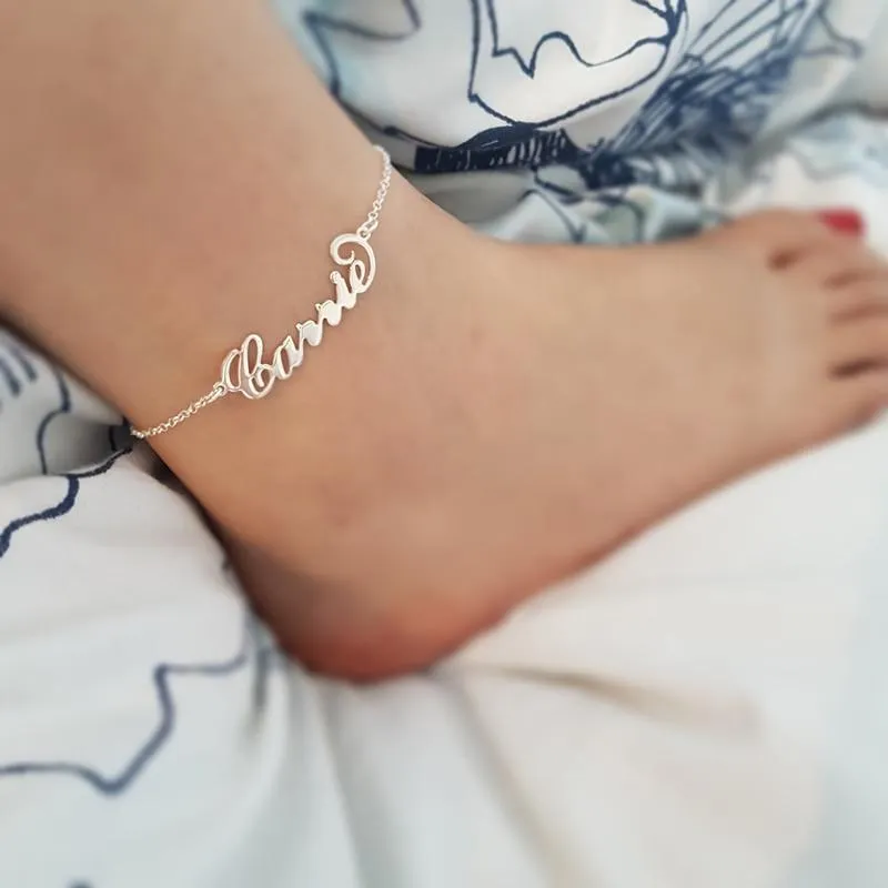 Name Anklet- Personalized Name Anklet For Women