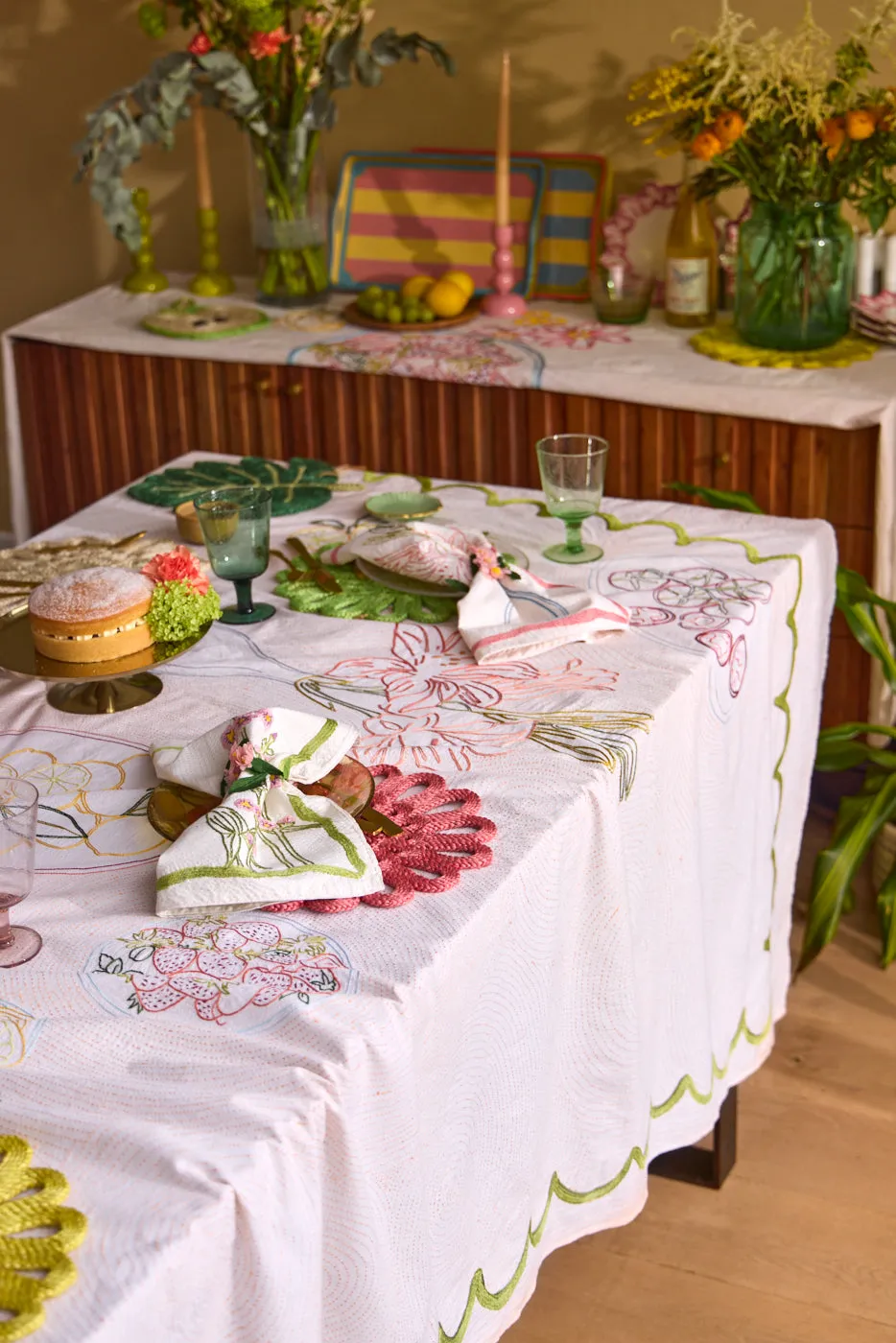 Napkin ring set - Daisy